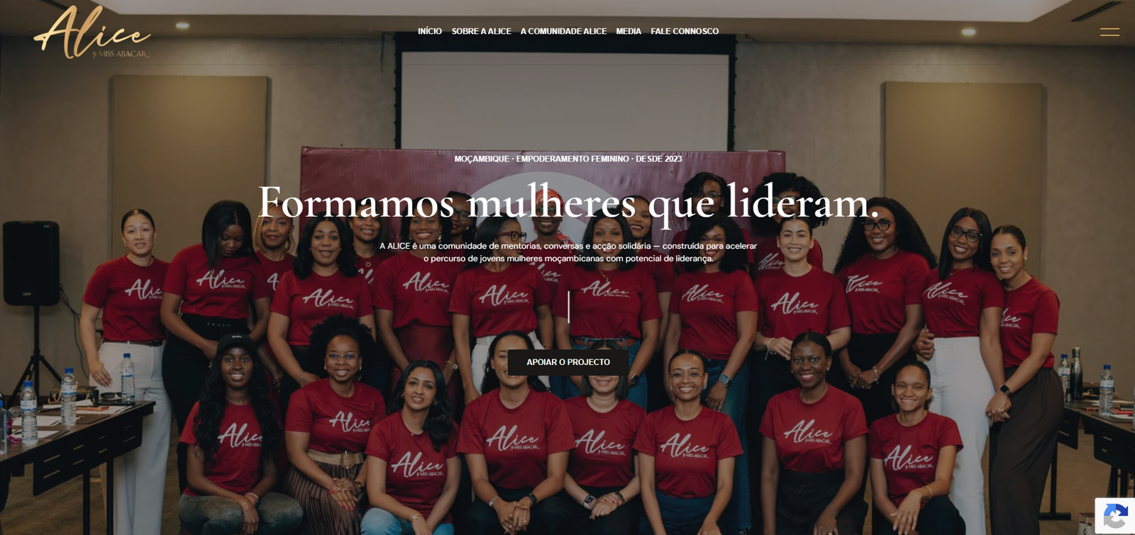 Website da ALICE by Miss Abacar